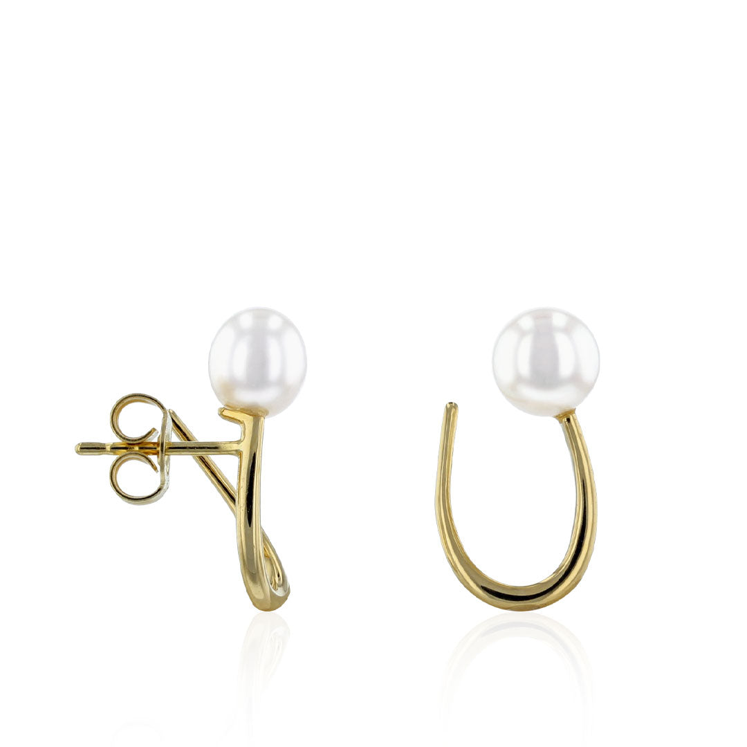 Ohrstecker Süßwasser-Zuchtperle