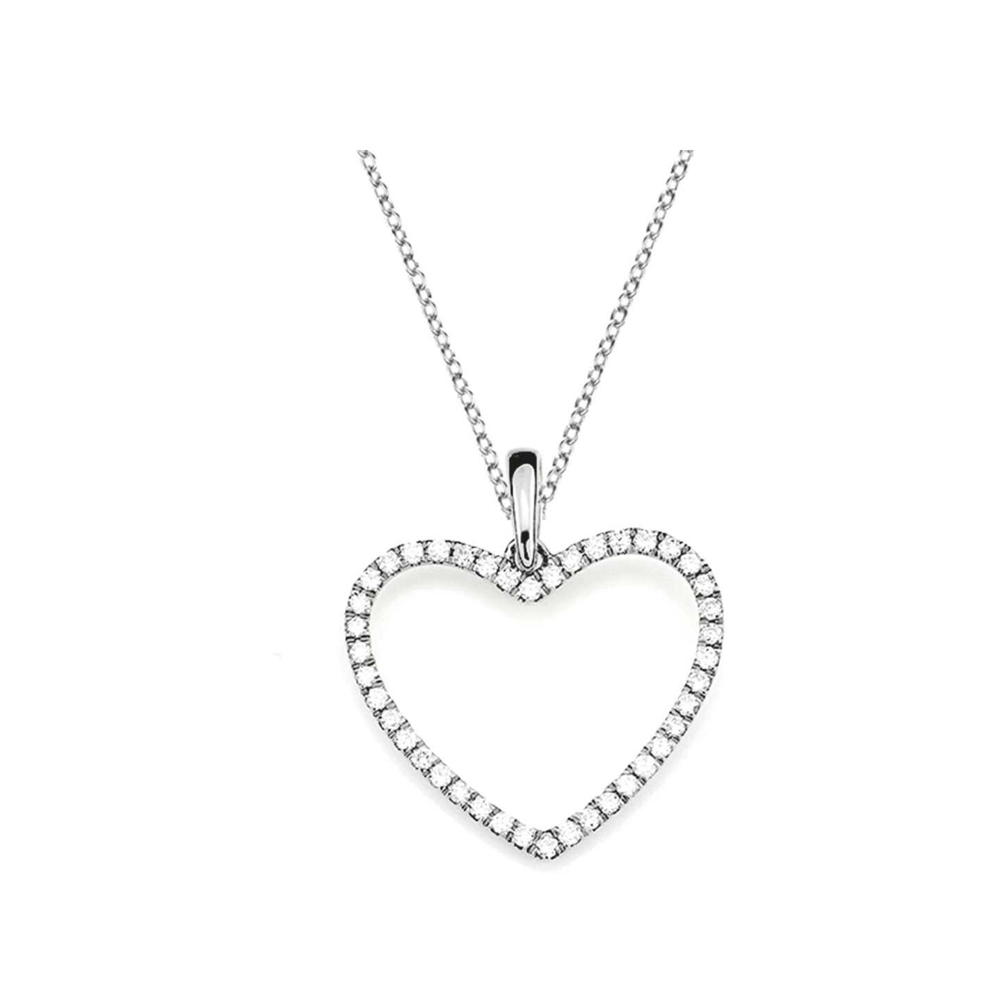 Diamant Herzanhänger D&D Juwelier